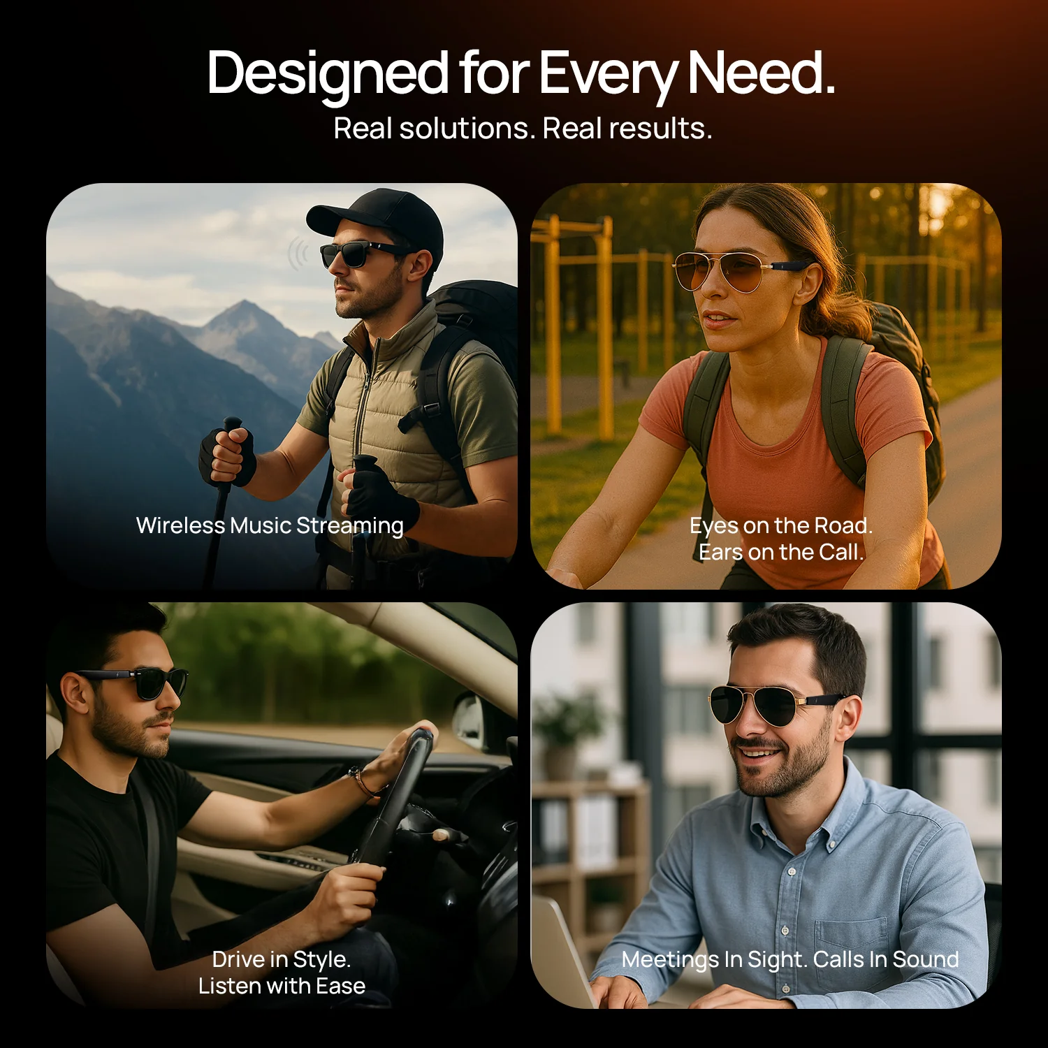 Fire-Lens Crux Smart Glasses | Wireless Bluetooth - Image 15