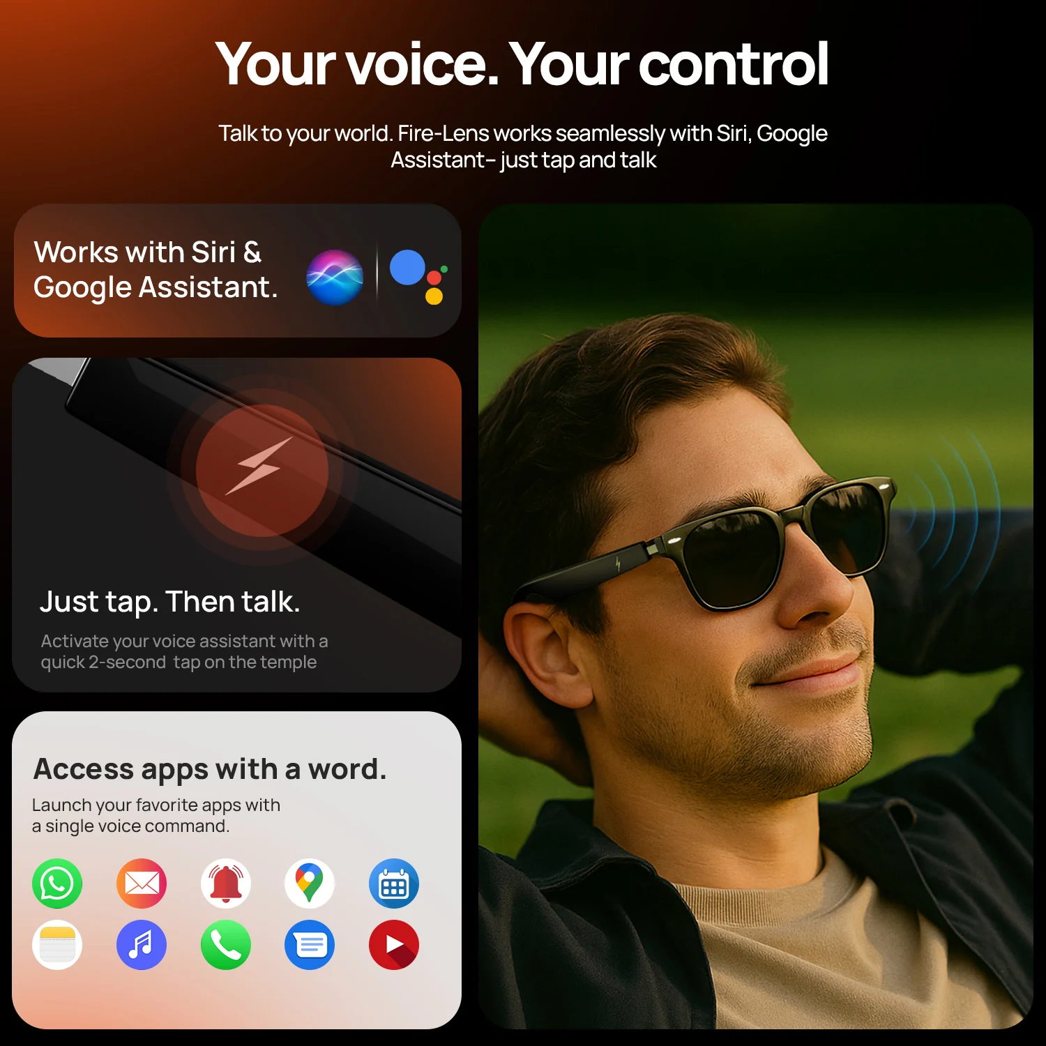 Fire-Boltt Dune Smart Glasses | Wireless Bluetooth - Image 16