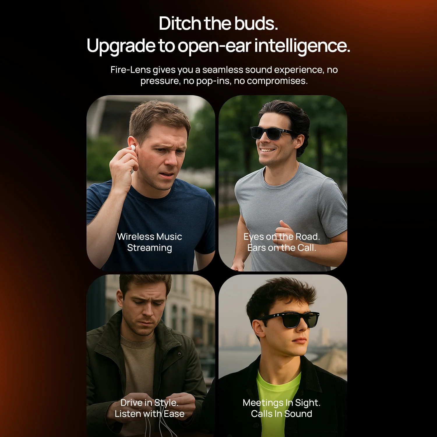 Fire-Lens Crux Smart Glasses | Wireless Bluetooth - Image 24