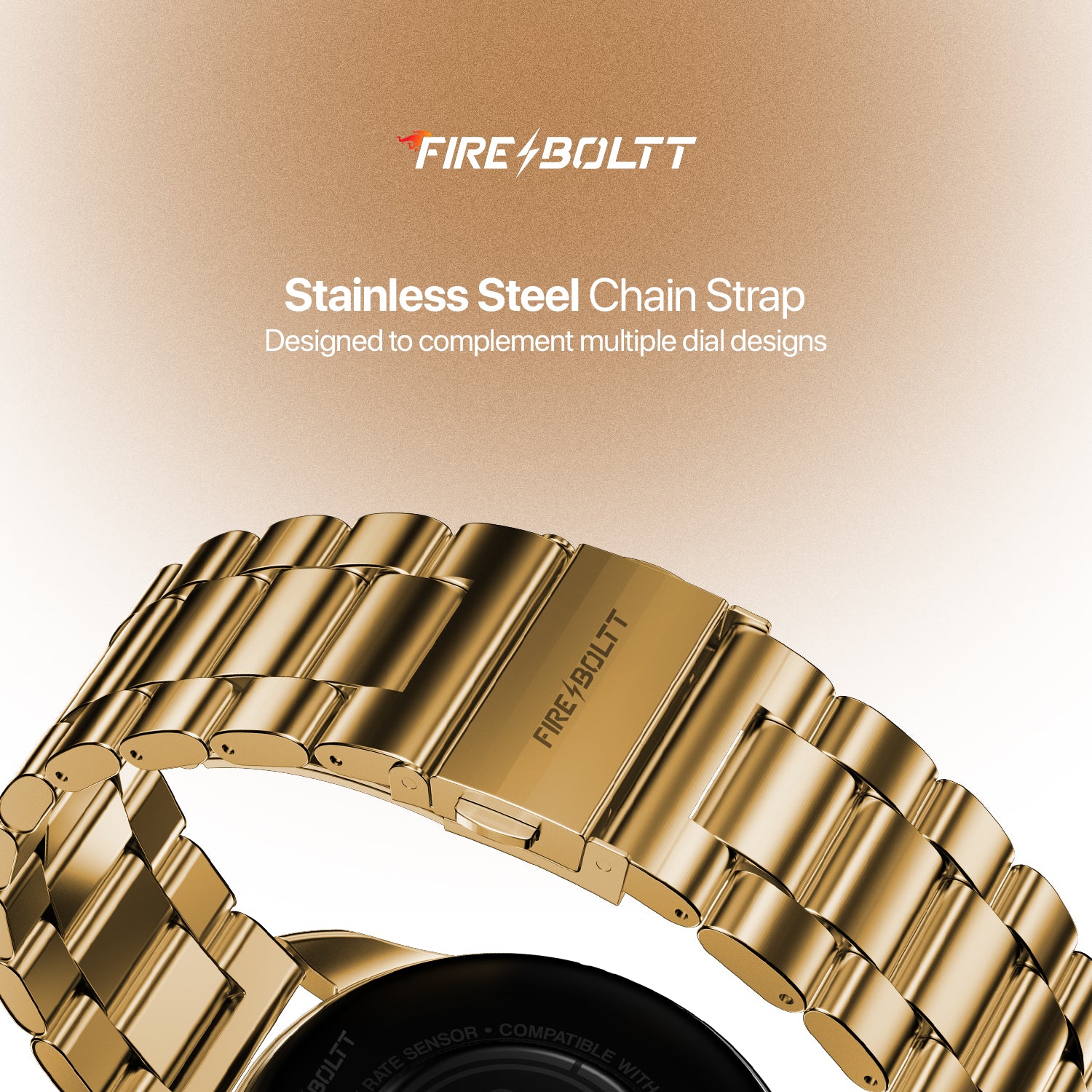 MetalEdge Stainless Steel Chain Straps 22mm - Image 3