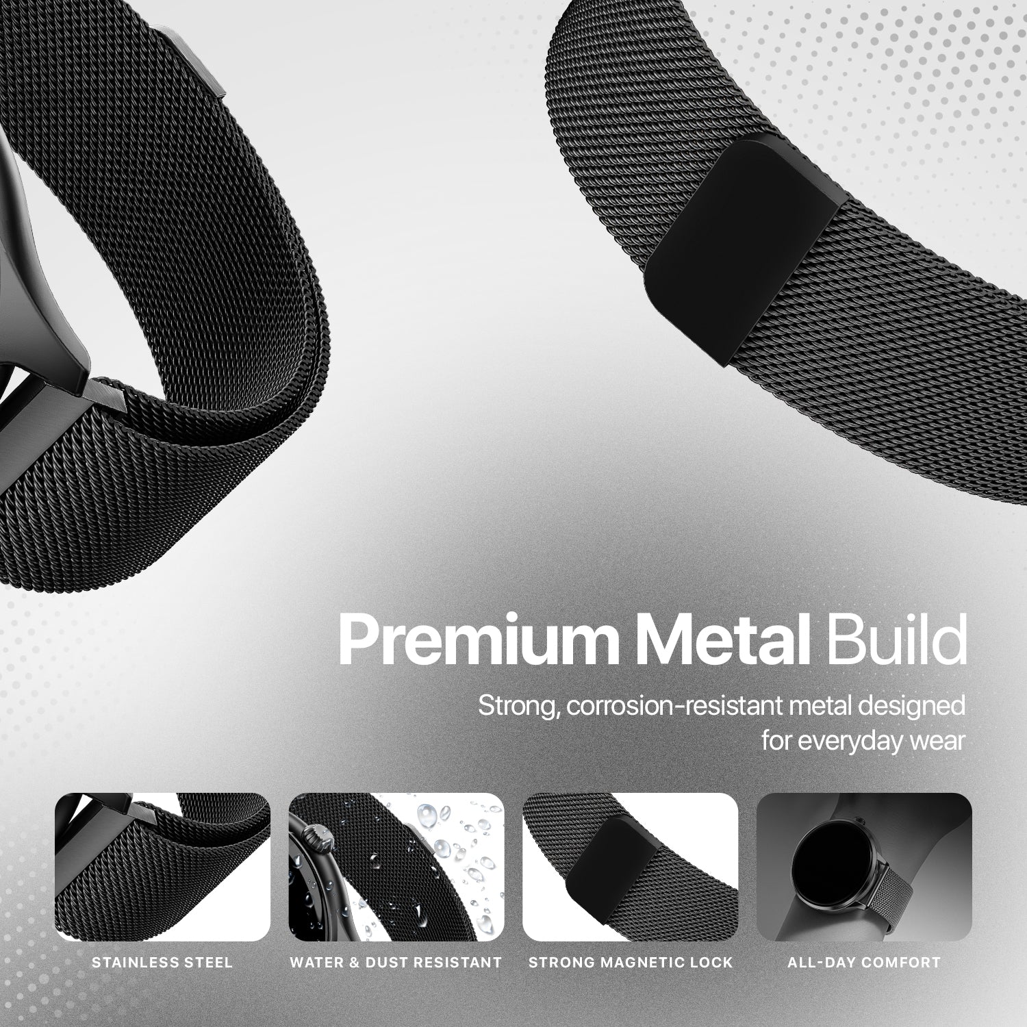 SteelWeave Stainless Steel Link Straps 22mm - Image 3