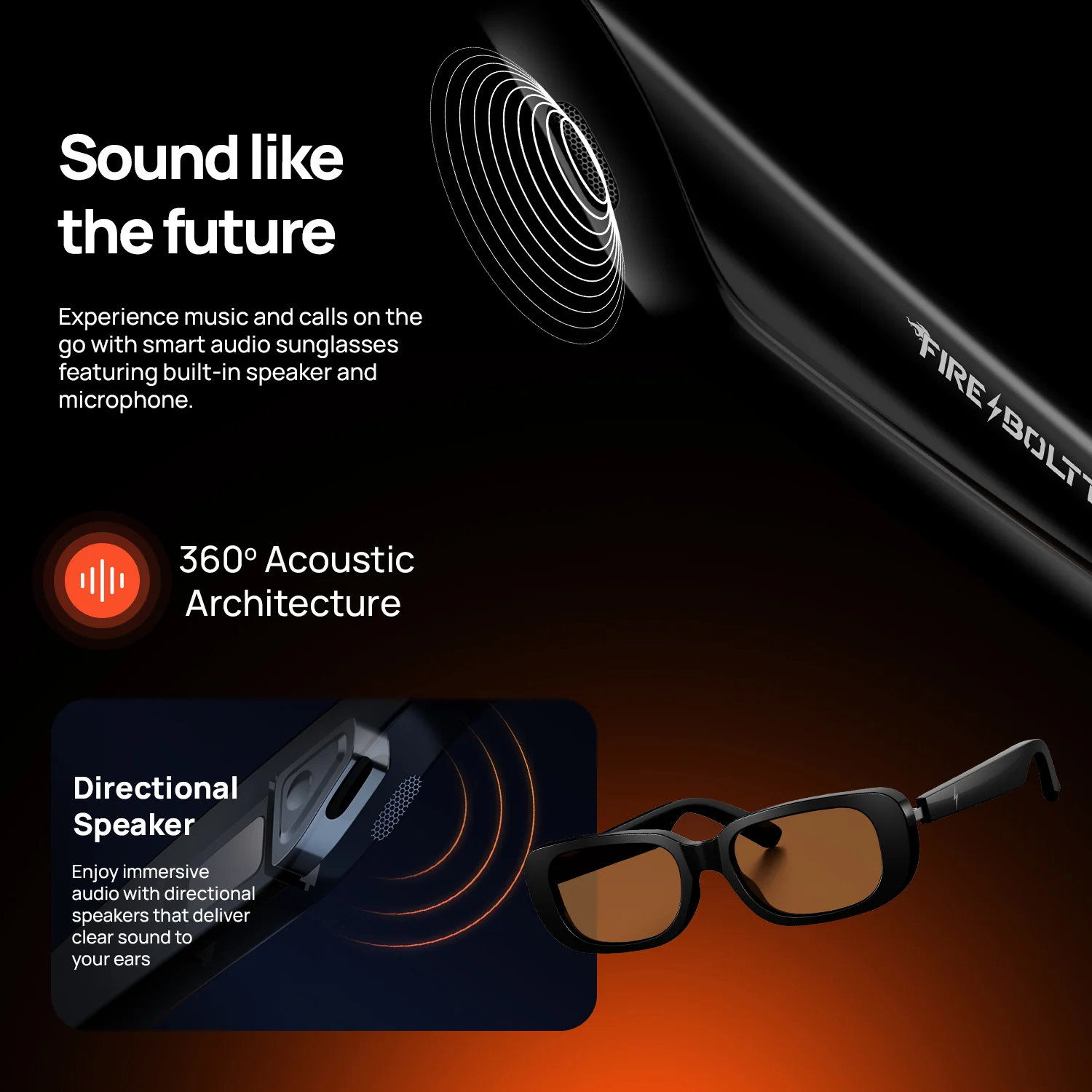 Fire-Lens Crux Smart Glasses | Wireless Bluetooth - Image 12