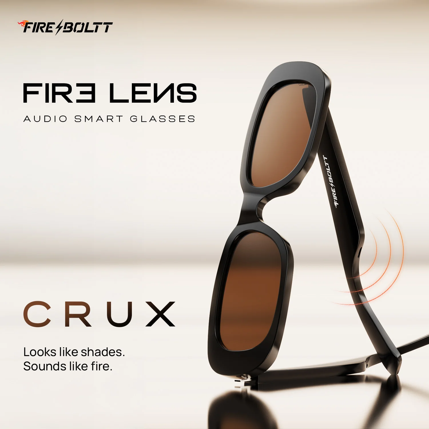 Fire-Lens Crux Smart Glasses | Wireless Bluetooth - Image 6