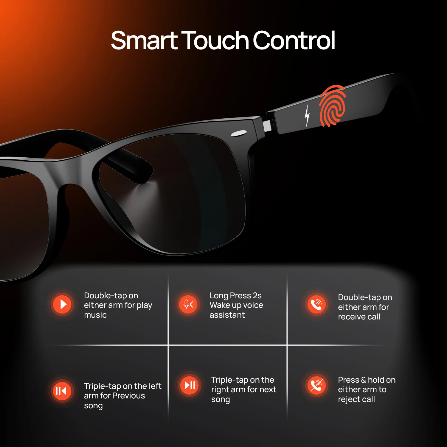 Fire-Boltt Dune Smart Glasses | Wireless Bluetooth - Image 11