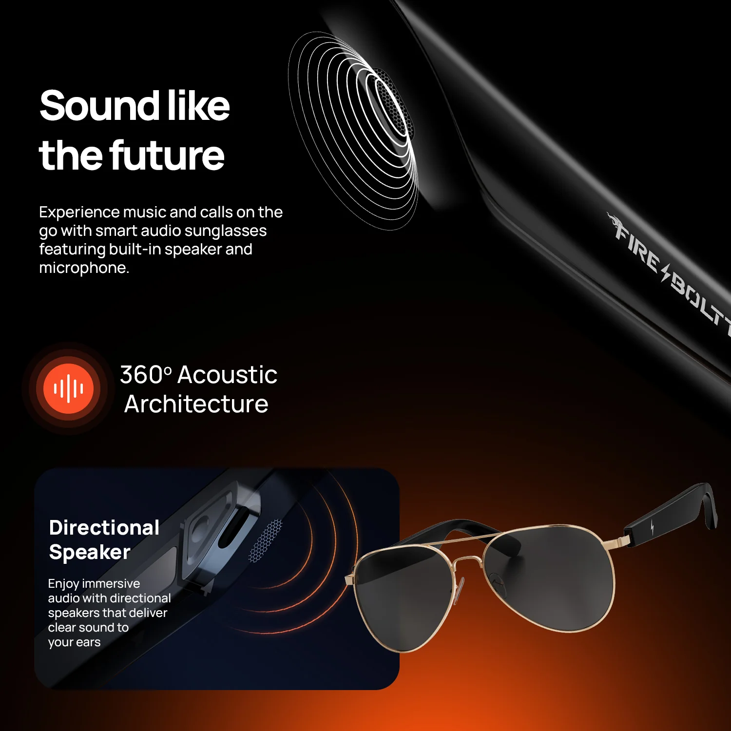 Fire-Lens Sway Smart Glasses | Wireless Bluetooth - Image 9